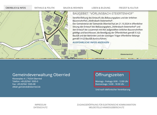 Footer Gemeinde Oberried