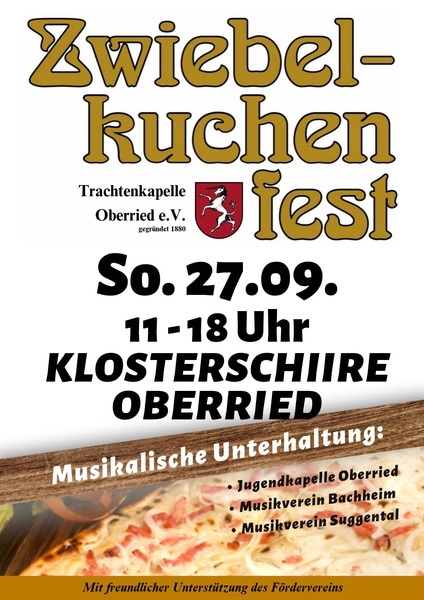 Zwiebelkuchenfest rund um die Klosterscheune